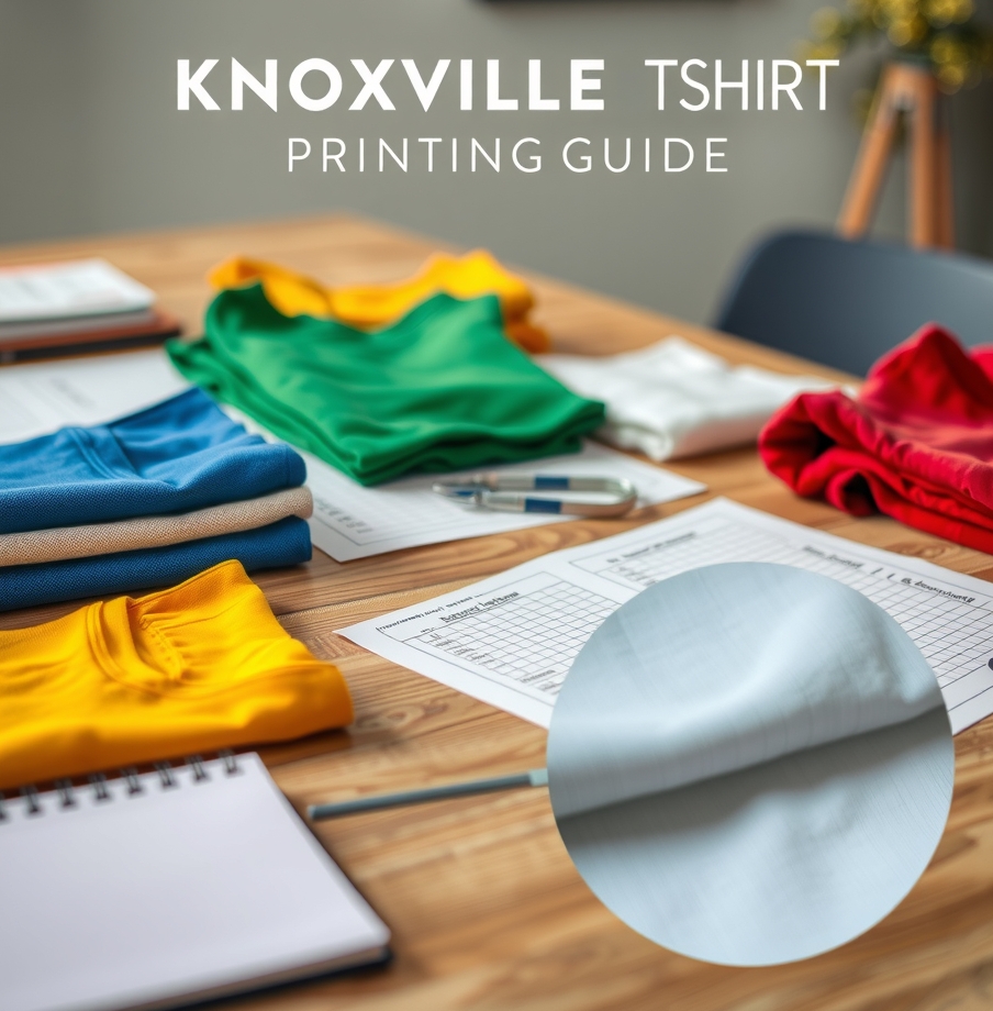 Preparation visual for Knoxville Tshirt Printing Guide