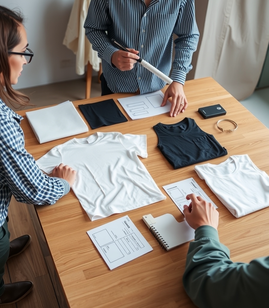 Quality check visual for Plain Tshirt Printing Guide