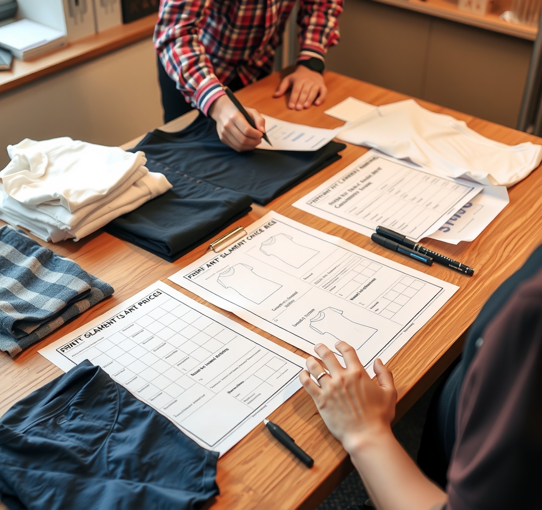 Preparation visual for Quick Delivery Tshirt Printing Guide