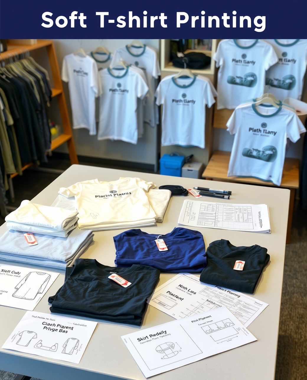 Quality check visual for Soft Tshirt Printing Guide