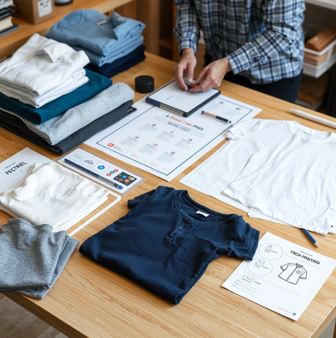 Quality check visual for Tshirt Printing 1 Guide