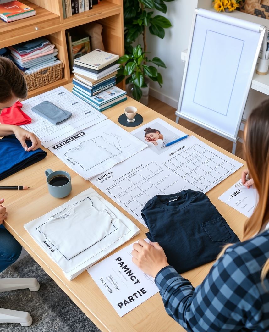 Preparation visual for Tshirt Printing a Guide