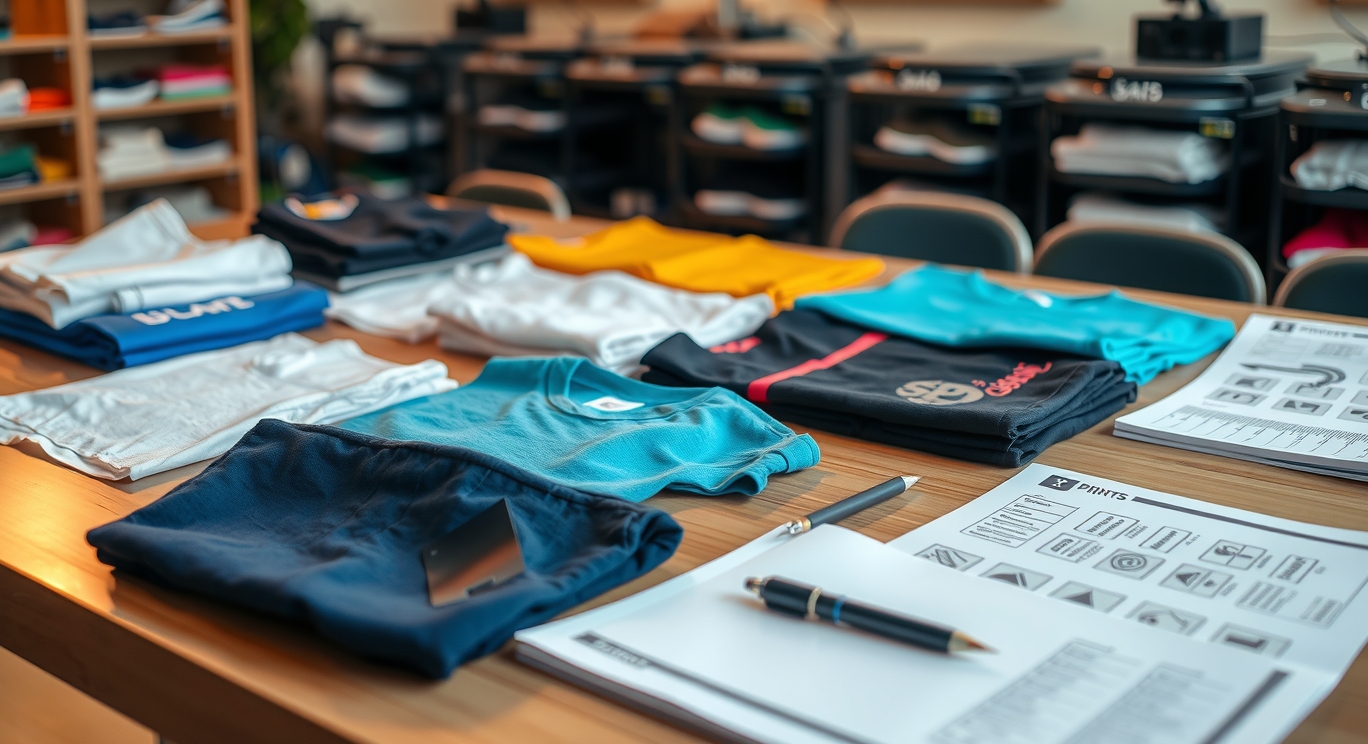 Preparation visual for Tshirt Printing Advertising Guide