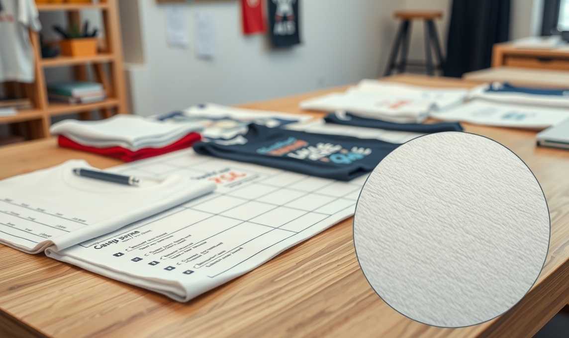 Preparation visual for Tshirt Printing All Over Guide