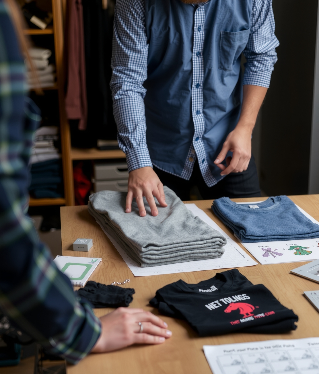 Quality check visual for Tshirt Printing and Embroidery Dundee Photos Guide