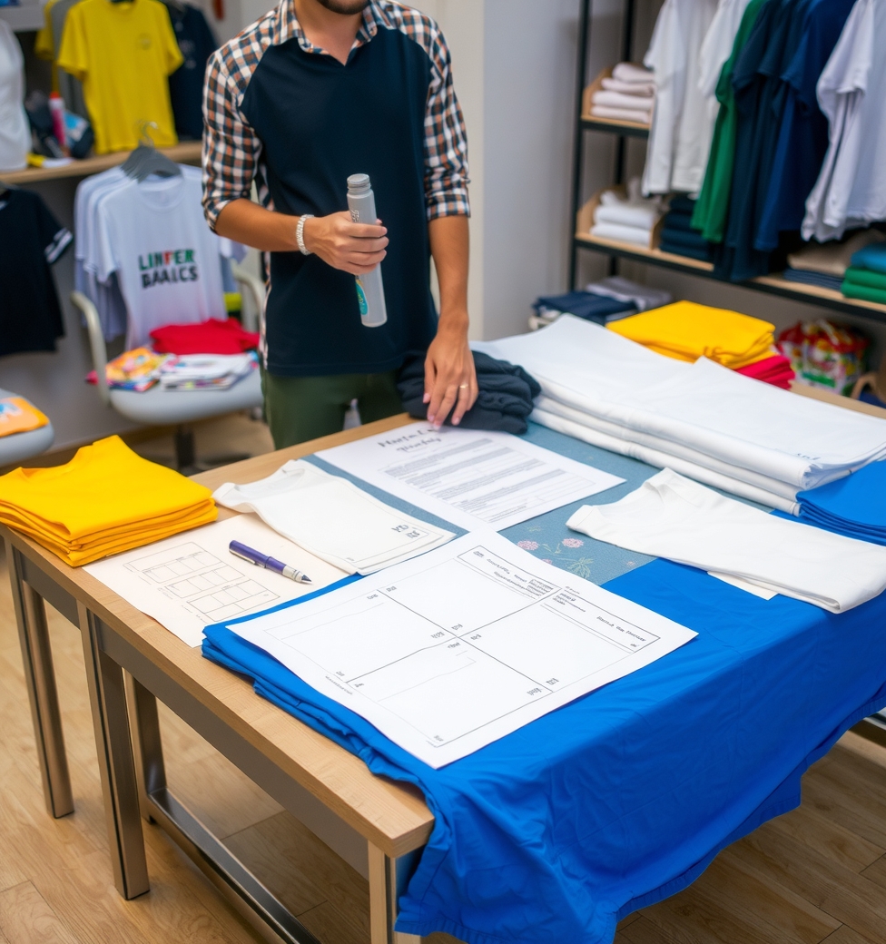 Preparation visual for Tshirt Printing Bacolod Guide