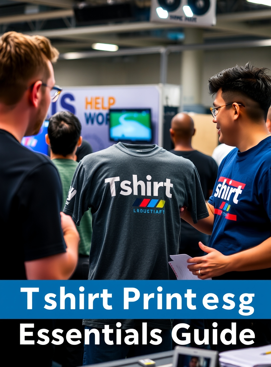 Preparation visual for Tshirt Printing Business Essentials Guide