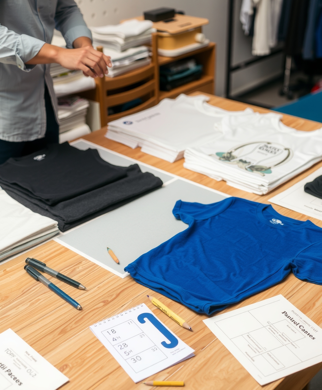 Preparation visual for Tshirt Printing Business in Canada Guide