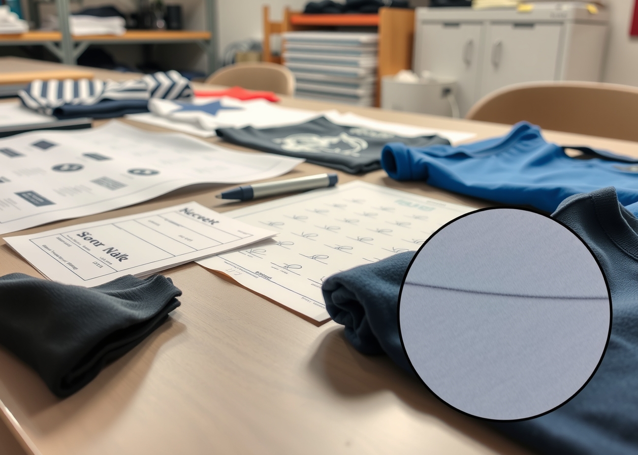 Preparation visual for Tshirt Printing California Guide