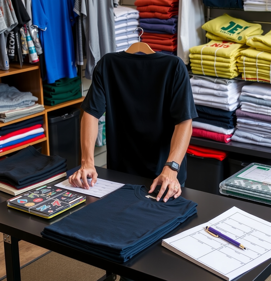 Preparation visual for Tshirt Printing Douglasville Georgia Guide