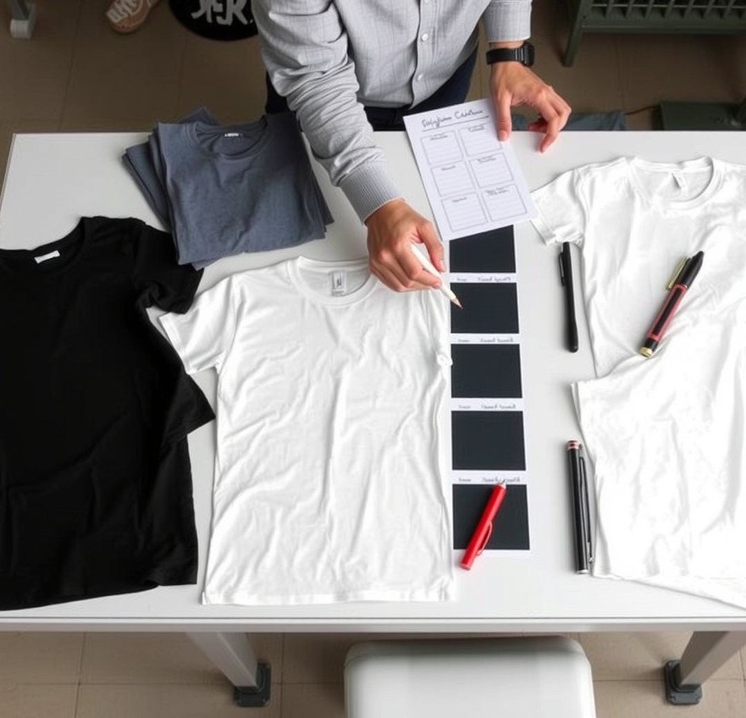 Preparation visual for Tshirt Printing Dumaguete Guide