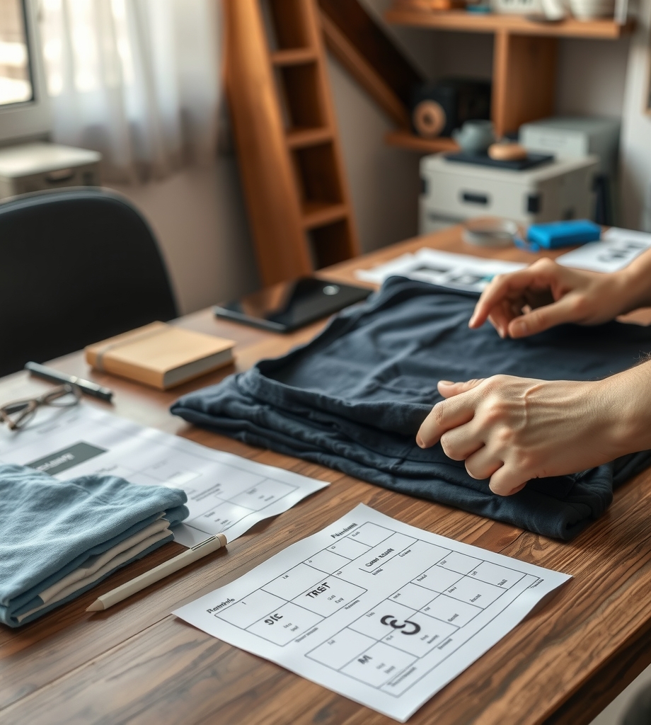 Preparation visual for Tshirt Printing Easy Diy Guide