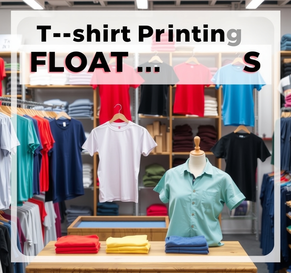 Preparation visual for Tshirt Printing Float Ideas Guide