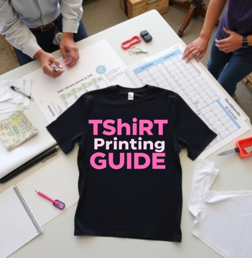 Preparation visual for Tshirt Printing Fontana Guide