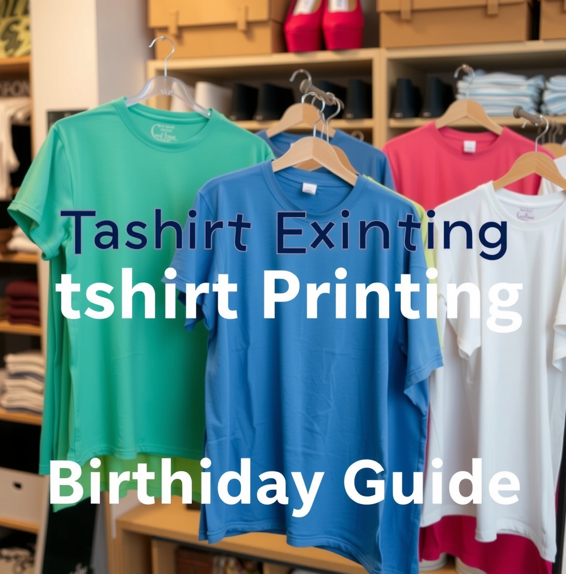 Evaluating the best Tshirt Printing for Birthday Guide environment