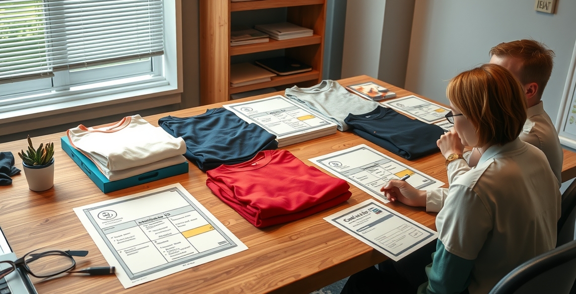 Quality check visual for Tshirt Printing for School Guide