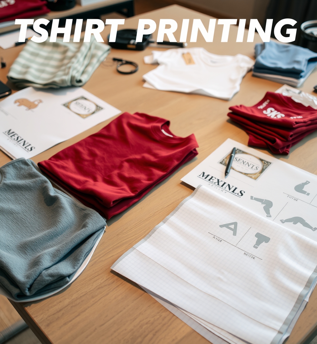 Preparation visual for Tshirt Printing for Sports Guide