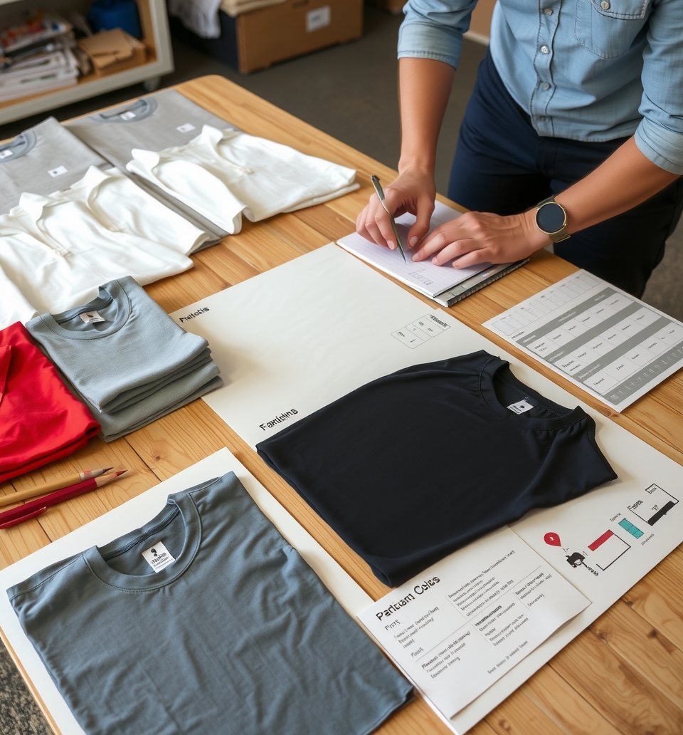 Preparation visual for Tshirt Printing Frankston Guide