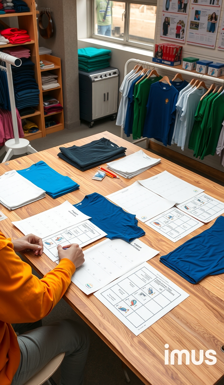 Quality check visual for Tshirt Printing Imus Guide