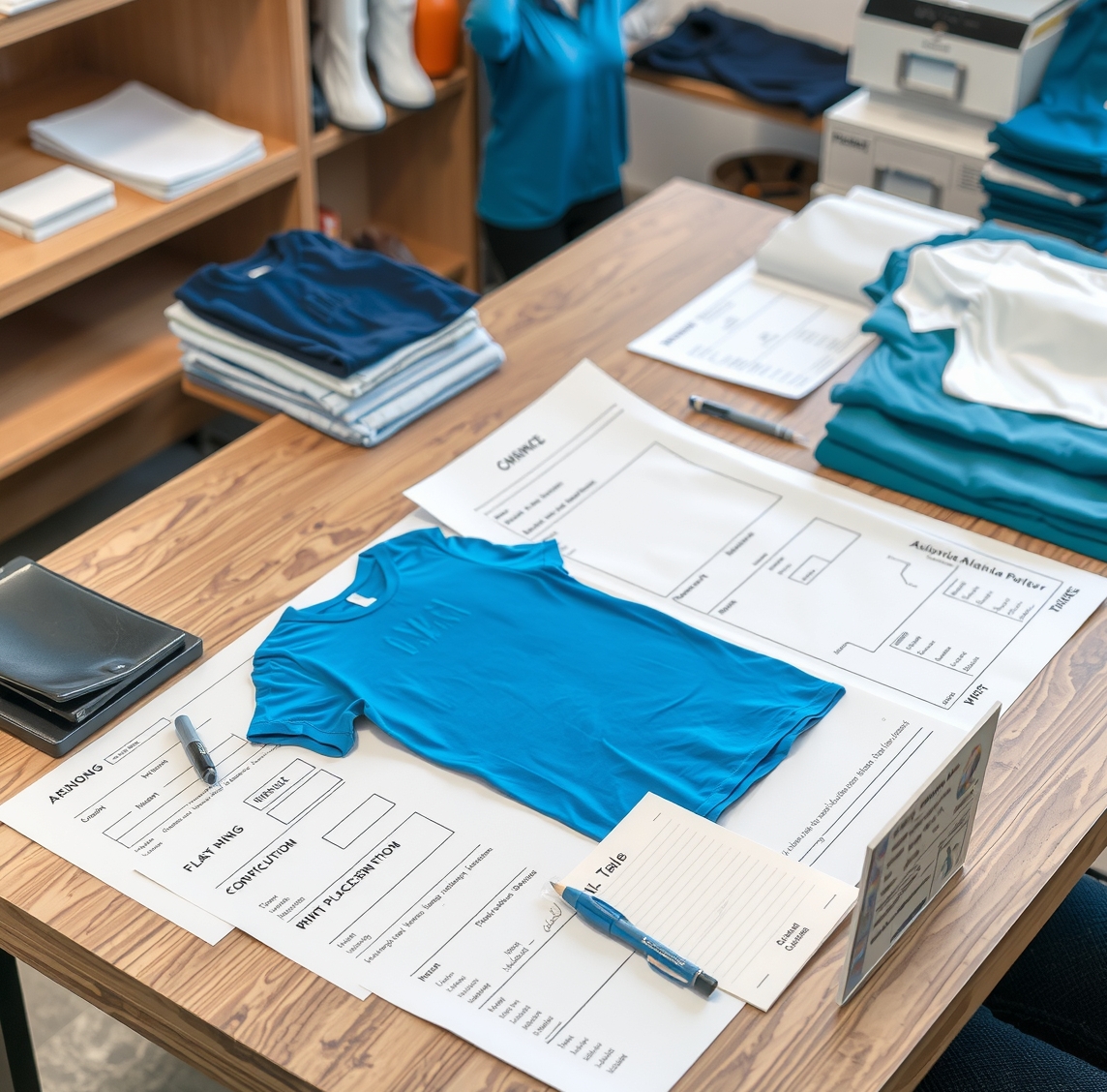 Preparation visual for Tshirt Printing in Texas Guide