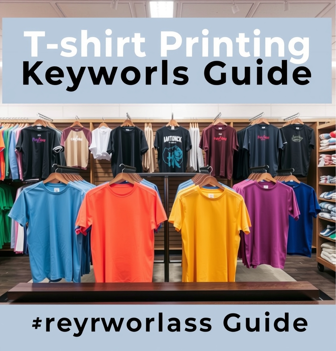 Evaluating the best Tshirt Printing Keywords Guide environment