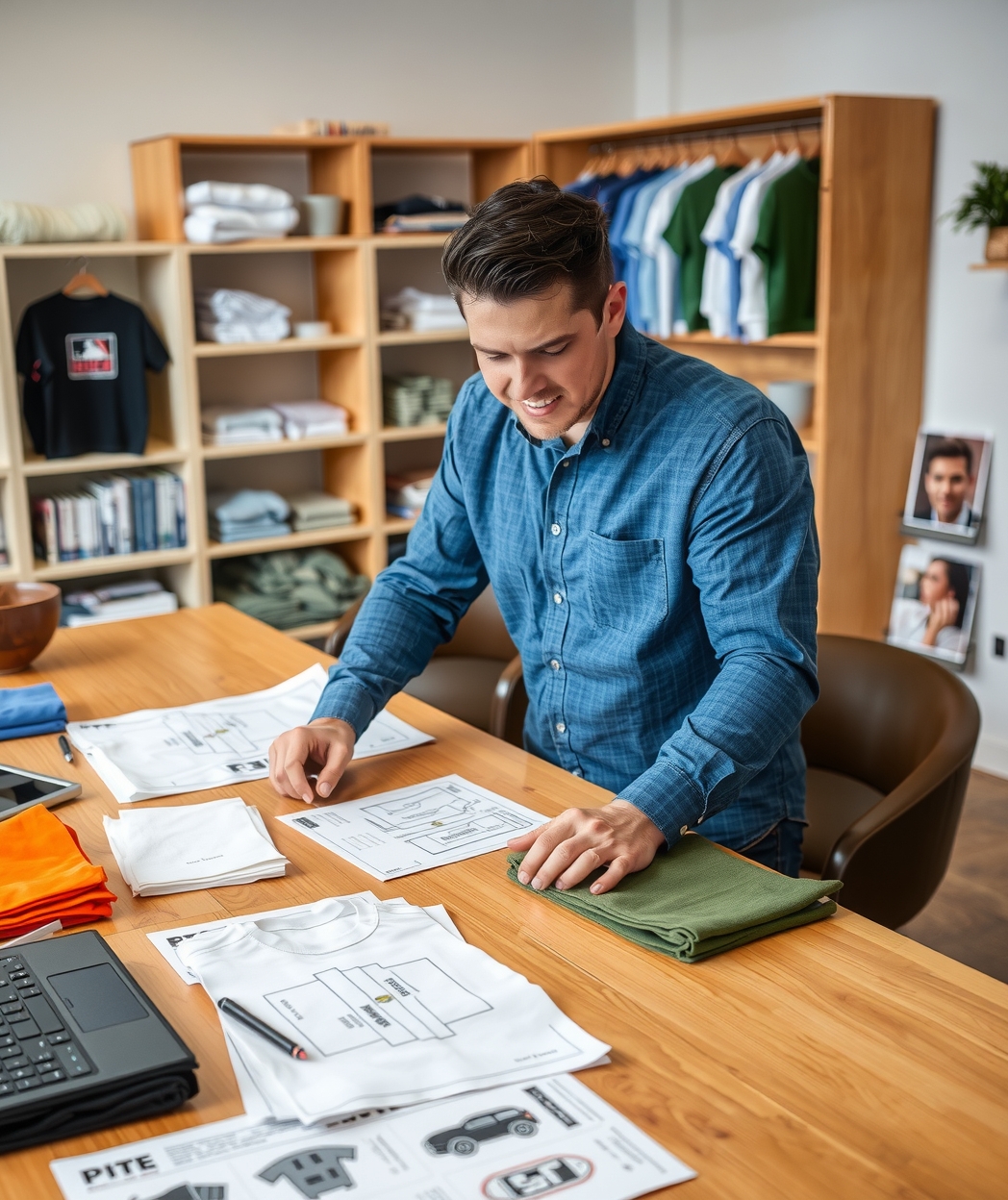 Preparation visual for Tshirt Printing Lithonia Guide