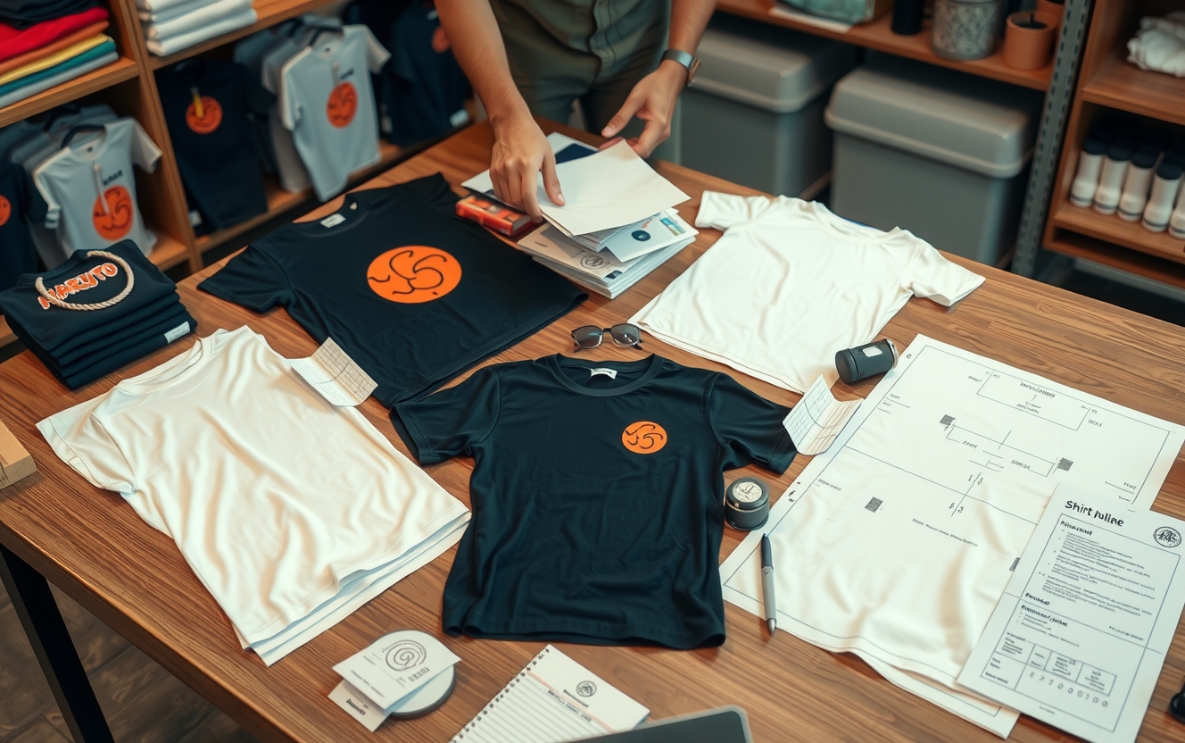 Quality check visual for Tshirt Printing Naruto Guide