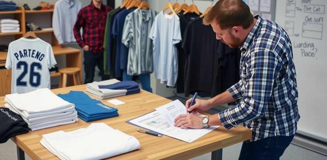 Quality check visual for Tshirt Printing One Off Guide