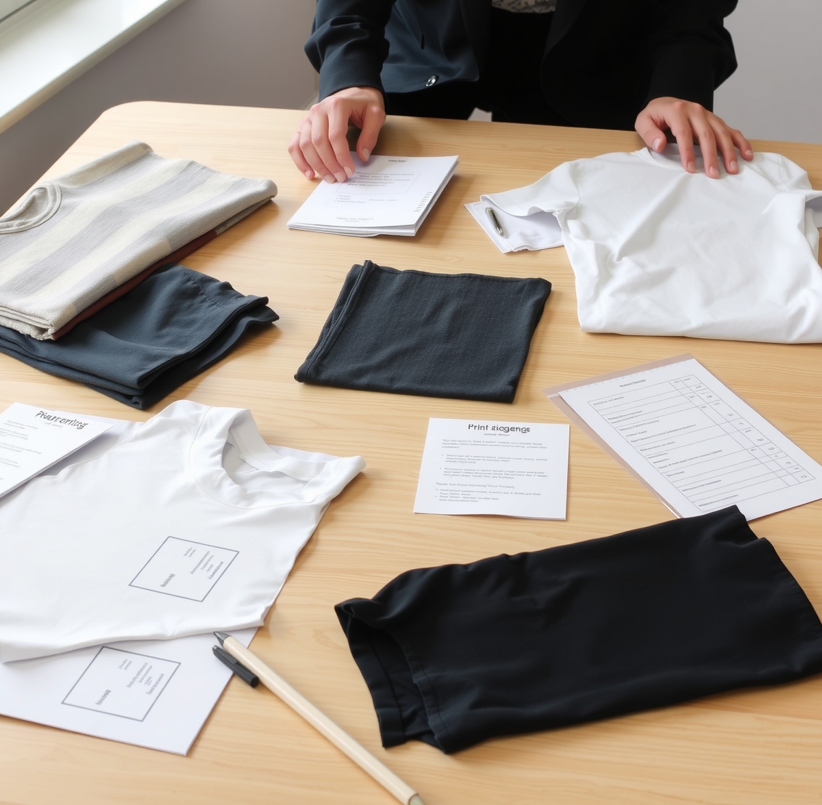 Preparation visual for Tshirt Printing Online Uk Guide