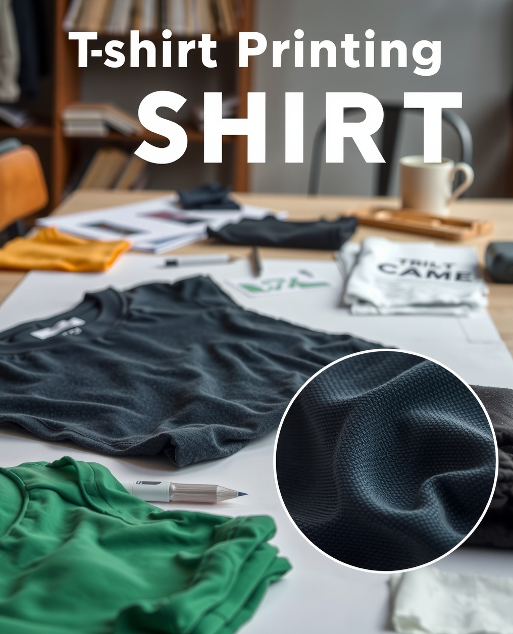 Preparation visual for Tshirt Printing Outsource Guide