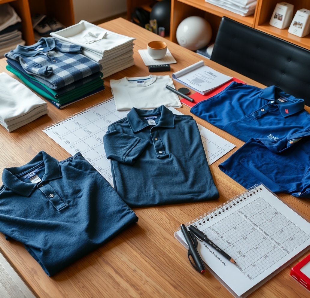 Preparation visual for Tshirt Printing Polo Guide