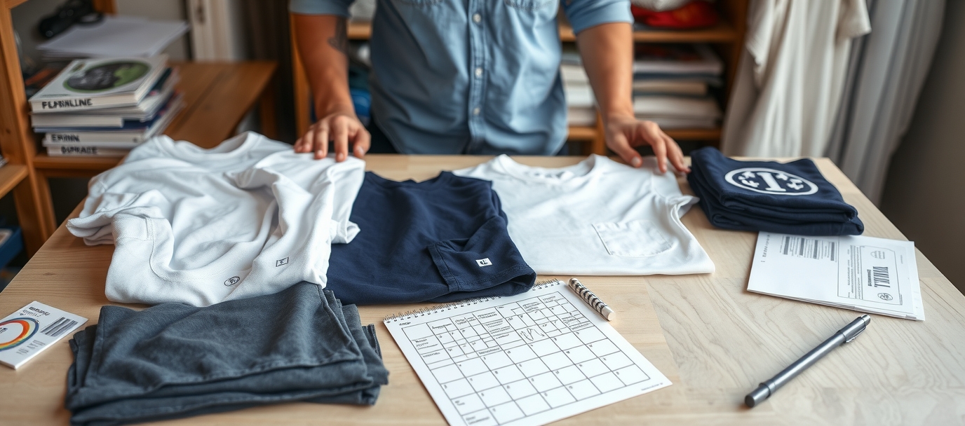 Quality check visual for Tshirt Printing Screen Print Guide