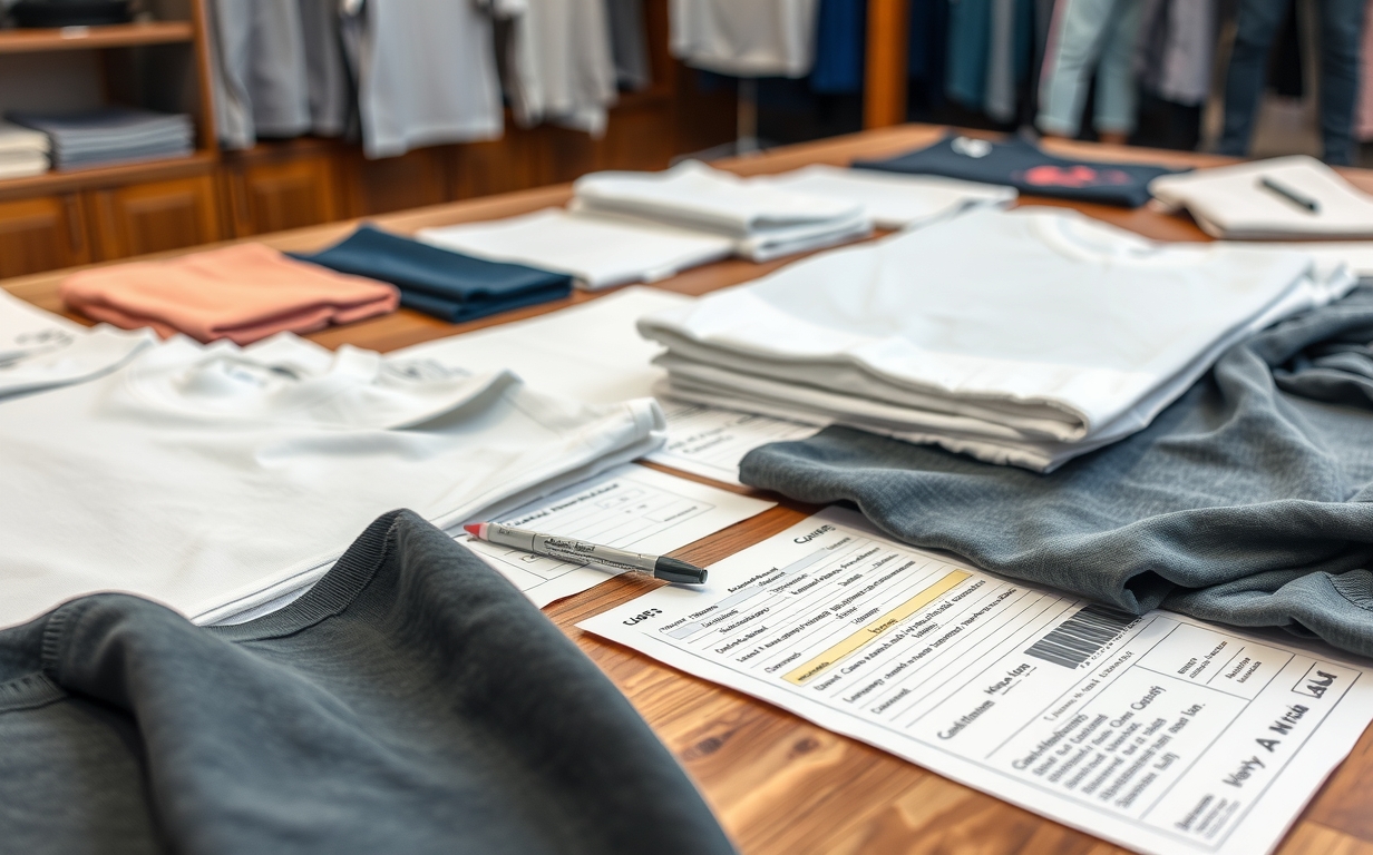 Preparation visual for Tshirt Printing Shop Dubai Guide