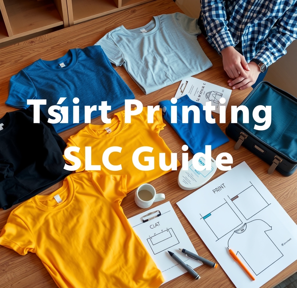 Preparation visual for Tshirt Printing Slc Guide