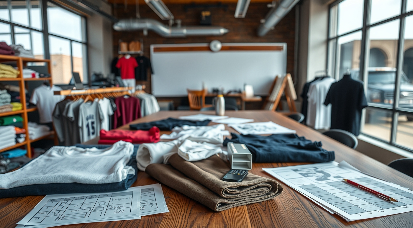 Preparation visual for Tshirt Printing to Guide