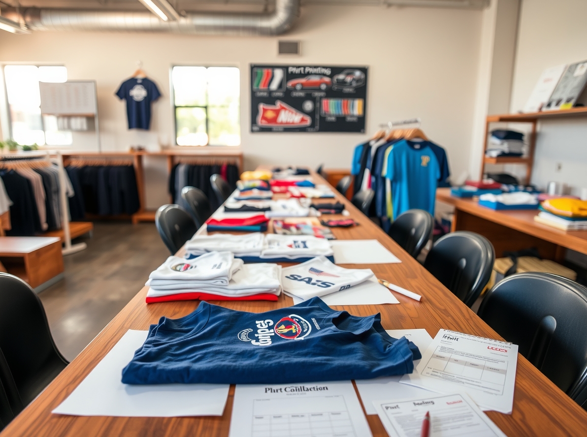 Preparation visual for Tshirt Printing Tucson Az Guide