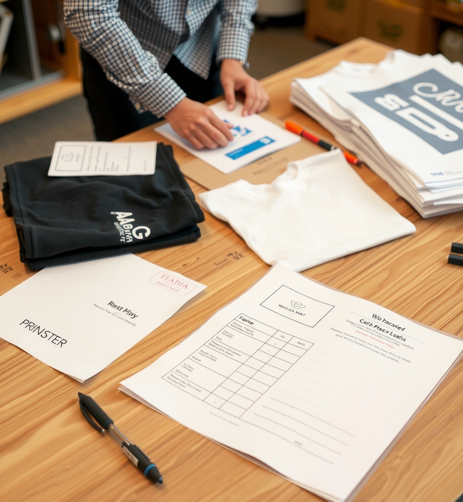 Quality check visual for Tshirt Printing Westfield Guide