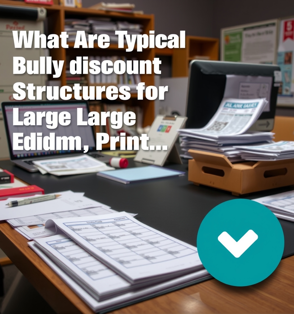 Preparation visual for What Are Typical Bulk Discount Structures for Large Eddm Print Orders?