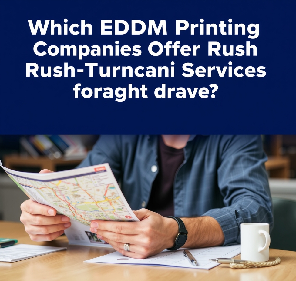 Preparation visual for Which Eddm Printing Companies Offer Rush Turnaround Services for Urgent Mailings?