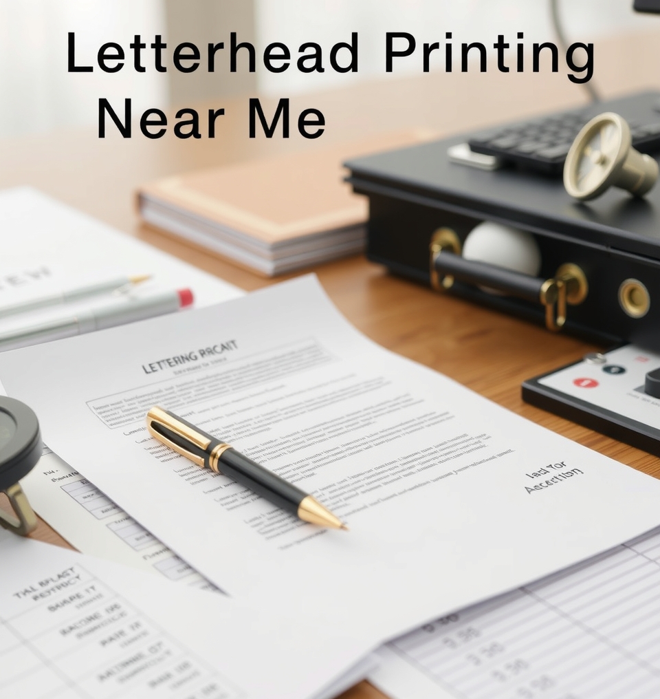 Checklist for Letterhead Printing Near Me Cost