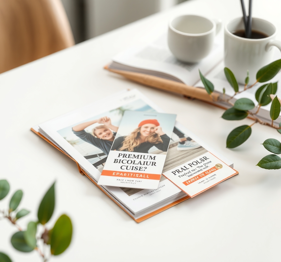 Preparation visual for Online Printing Bookmarks Guide