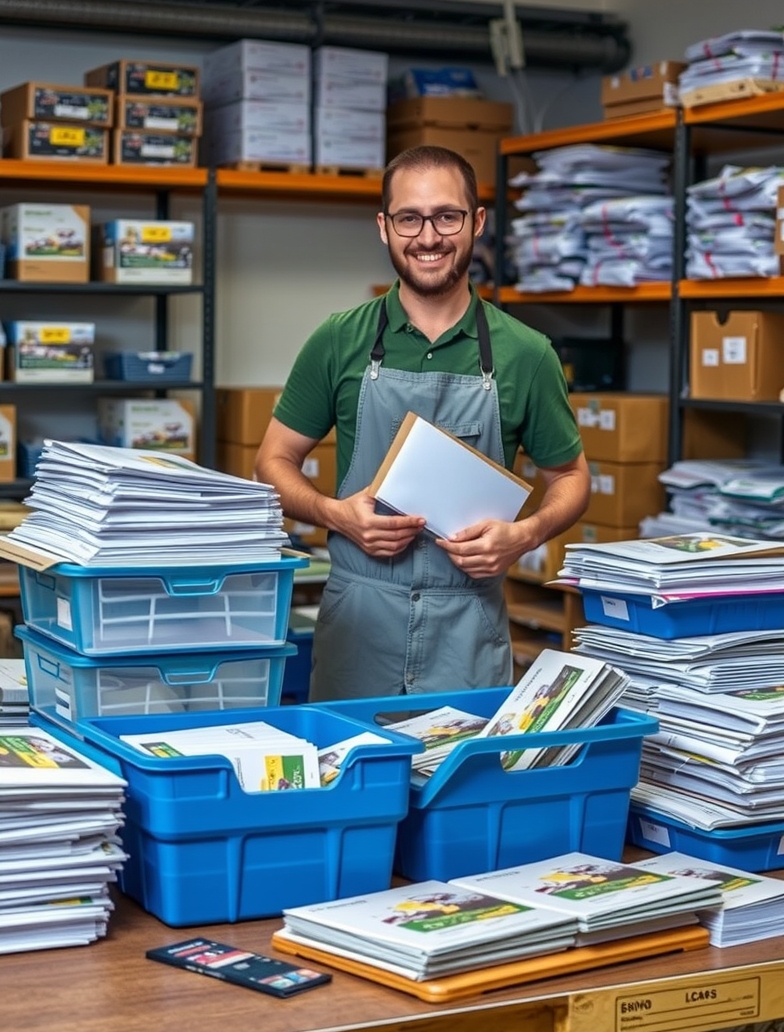 Preparation visual for Are There Options for Environmentally Friendly Eddm Printing Materials?