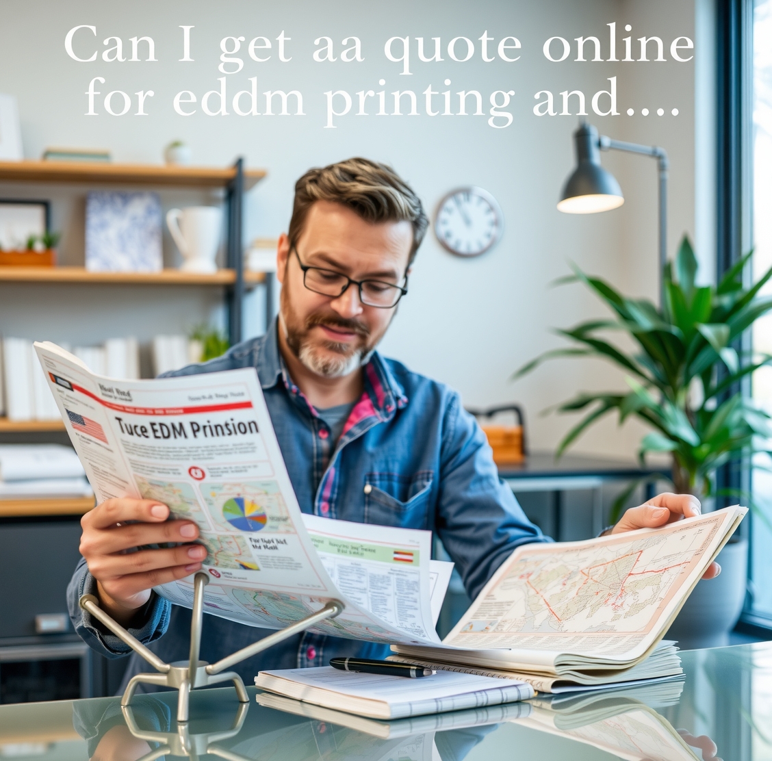 Preparation visual for Can I Get a Quote Online for Eddm Printing and Mailing Based on My Target Zip Codes?