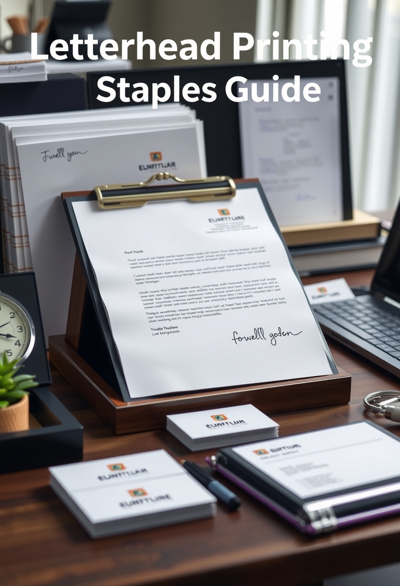 Checklist for Letterhead Printing Staples Guide