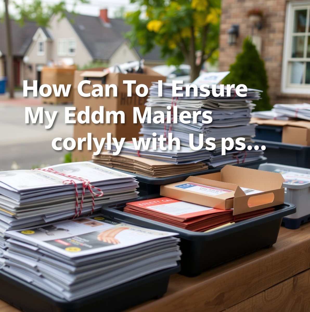 How Can I Ensure My Eddm Mailers Comply with Usps Design Guidelines for Printing?