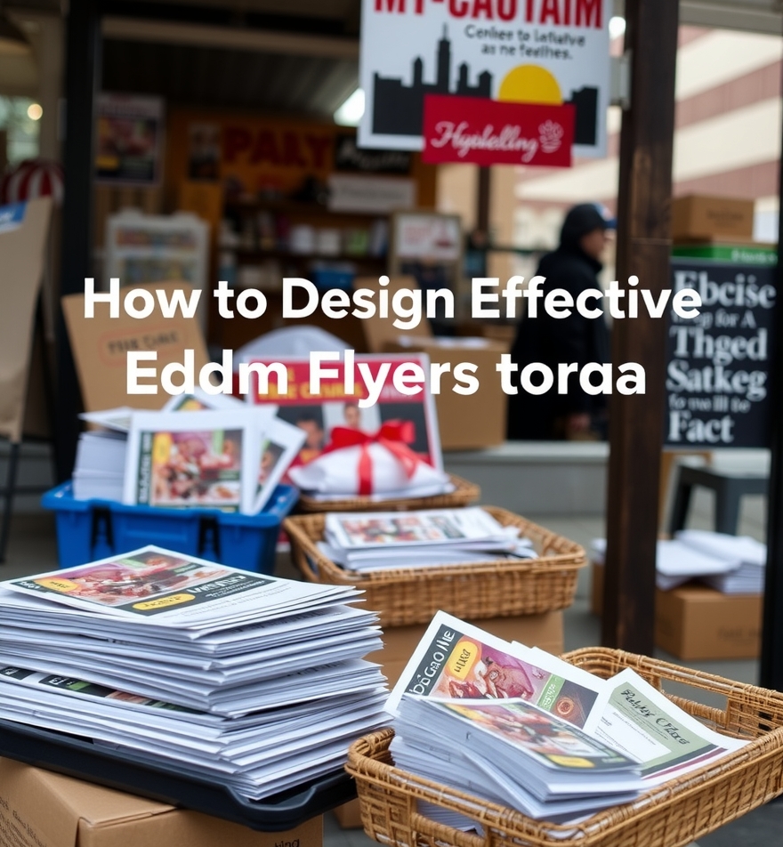 Checklist for How to Design Effective Eddm Flyers for a Small Business?