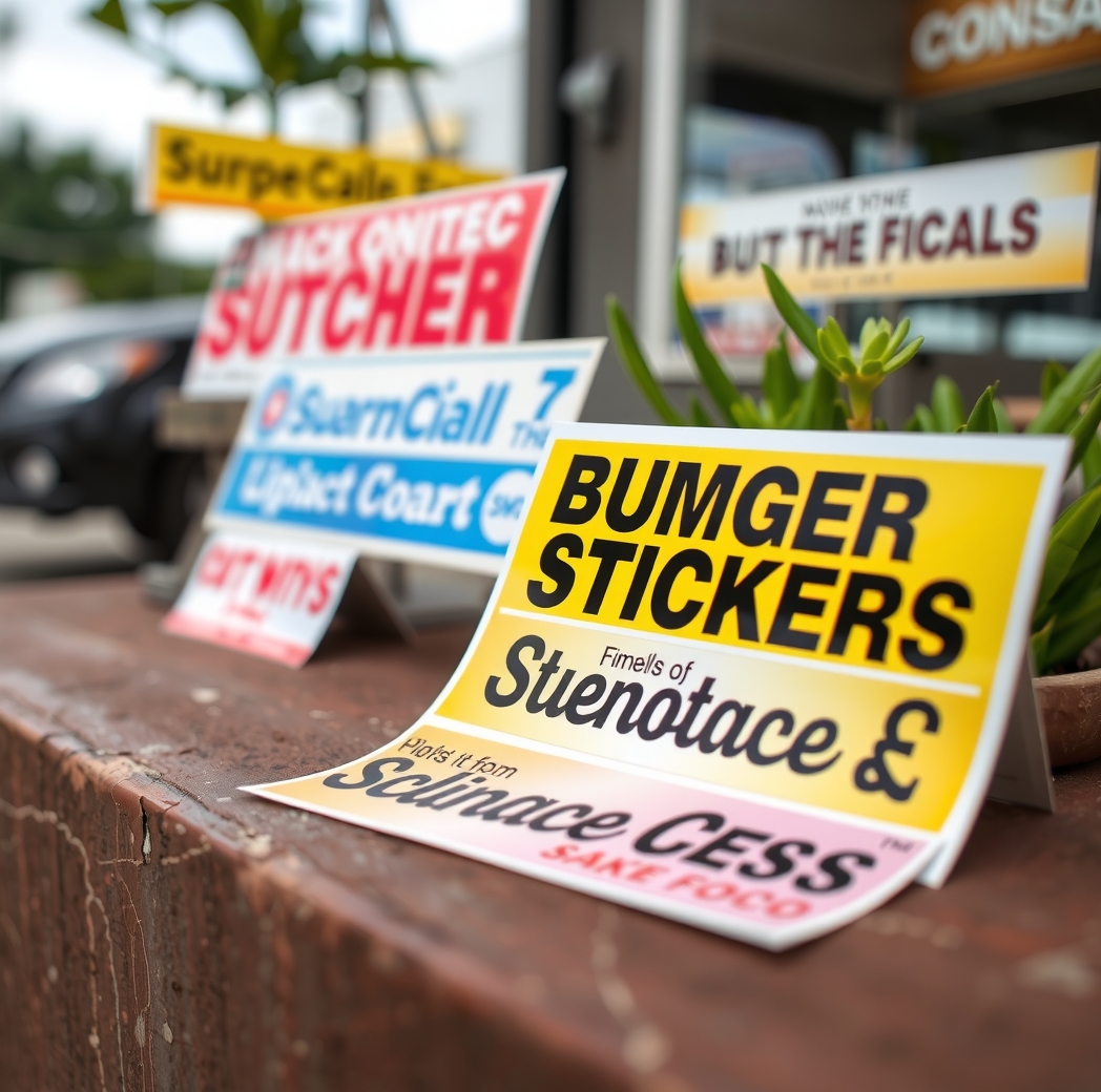 Checklist for How Much Do Custom Bumper Stickers Typically Cost?