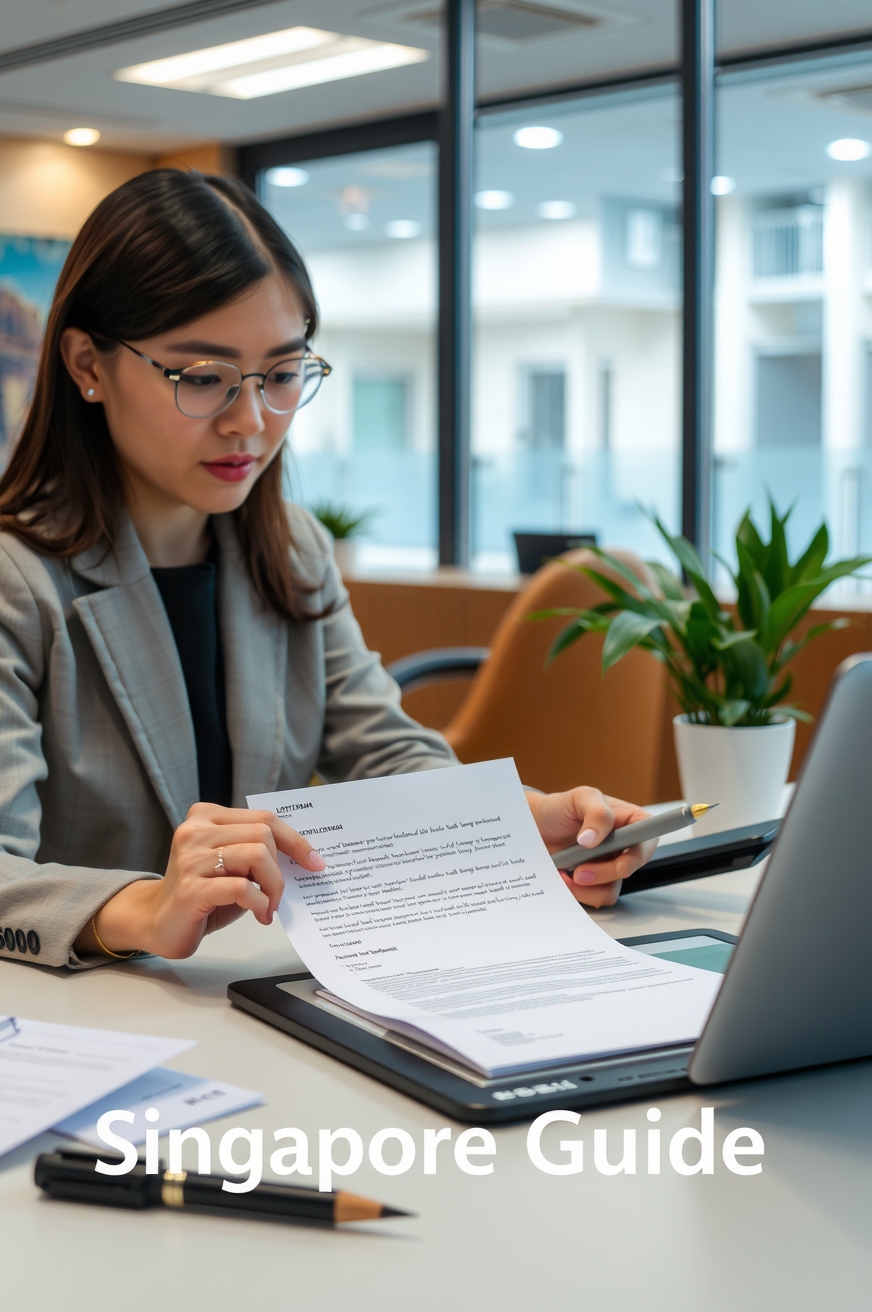 Preparation visual for Letterhead Printing Singapore Guide