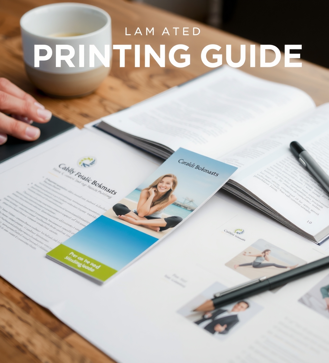 Quality check visual for Laminated Bookmarks Printing Guide
