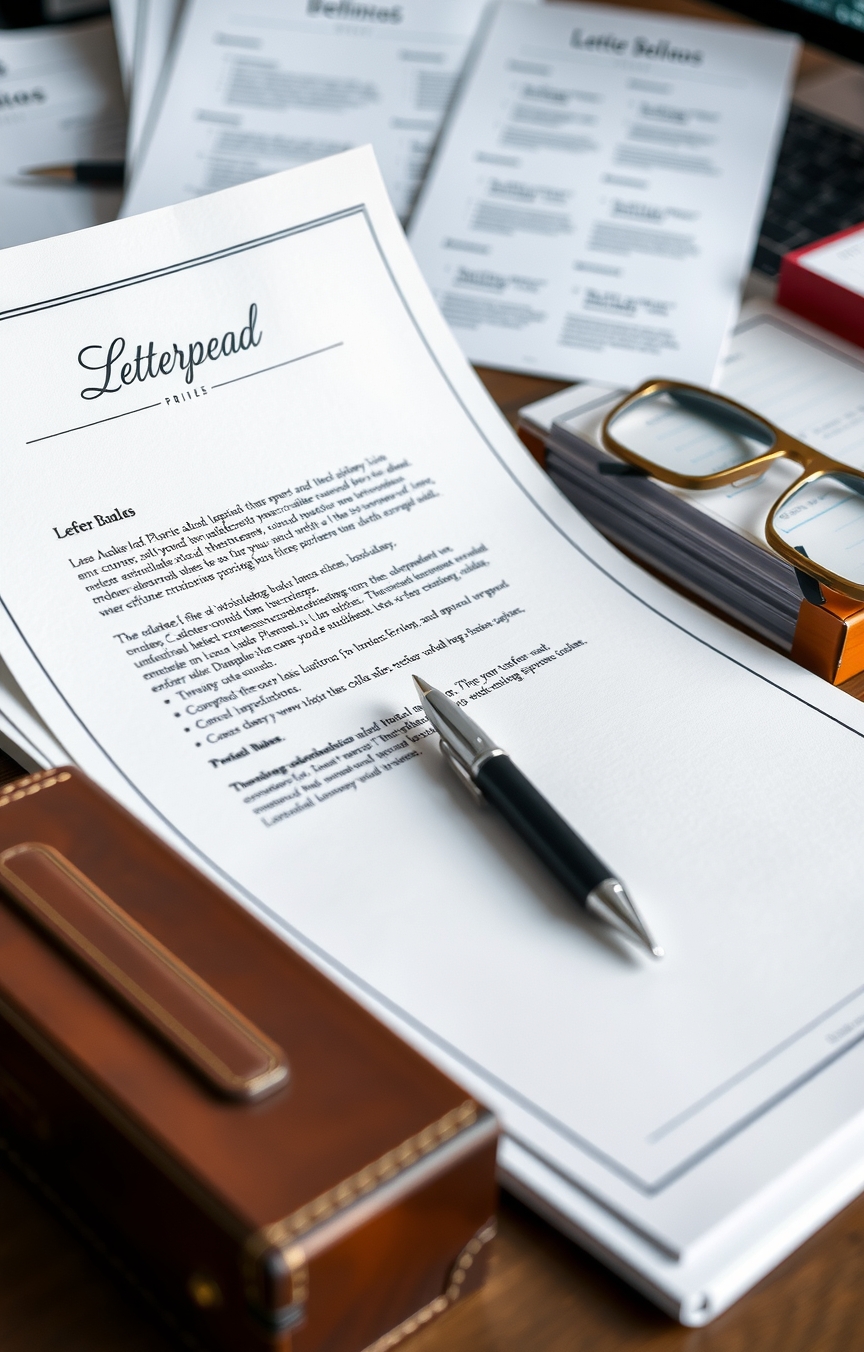 Checklist for Letterhead Printing Design